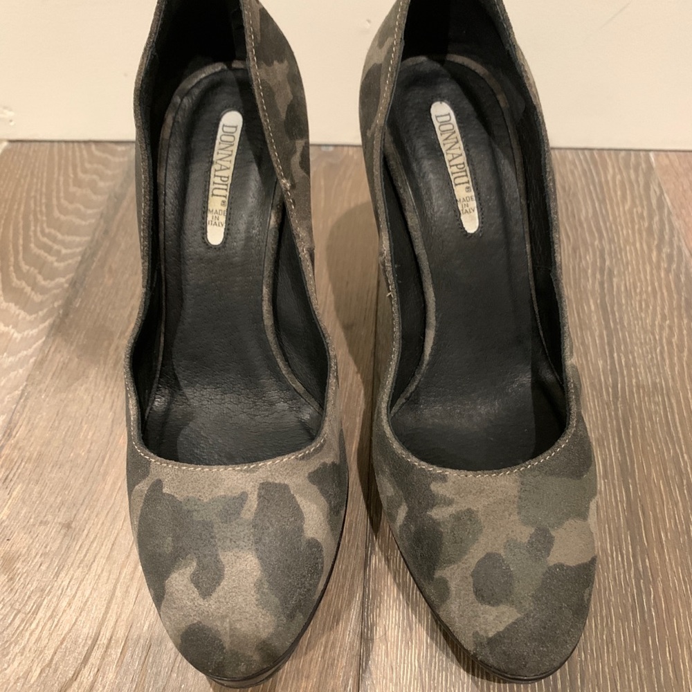 Donna Piu leather high heel shoes